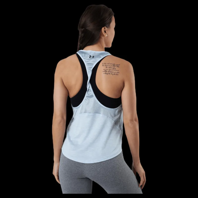 Hot Under Armour Tech Vent Tank Blue Blå