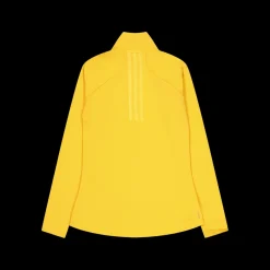 adidas Techfit COLD.RDY 1/4 Zip Long Sleeve Training Top Preyel Gul