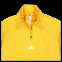 adidas Techfit COLD.RDY 1/4 Zip Long Sleeve Training Top Preyel Gul