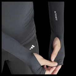 New adidas Techfit Long-Sleeve Top Training Long-Sleeve Top Black Svart
