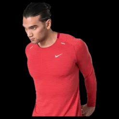 Nike Techknit Ultra LS Red Röd Clearance