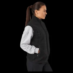 Svea Teddy Pile Vest Black Hot