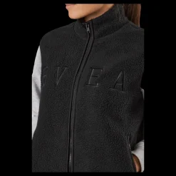 Svea Teddy Pile Vest Black Hot