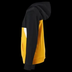 Discount Fila Teens Boys Lupo Blocked Hoody Black-saffron-bright White Flerfärgad