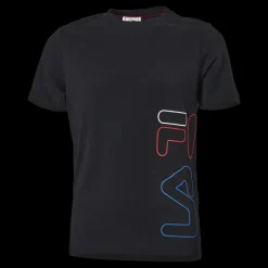 New Fila Teens Boys Tee Black Svart