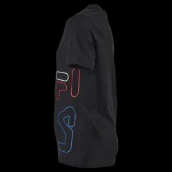 New Fila Teens Boys Tee Black Svart