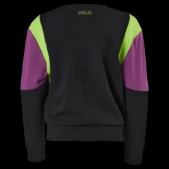 Best Fila Teens Girls Samia Cropped Bloc Black-hyacinth Violet-love Bir Flerfärgad