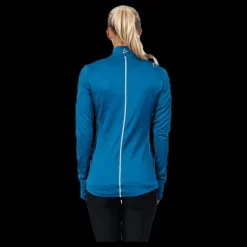 Online Craft Tempo Halfzip W Blue/Orange Blå och Orange
