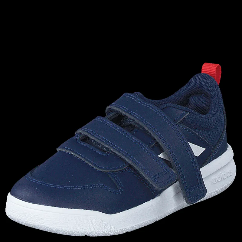 Clearance adidas Tensaur Shoes Dark Blue / Cloud White / Active Red Blå