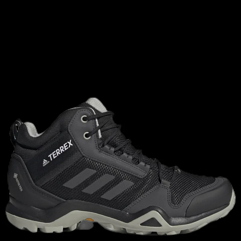 adidas Terrex AX3 Mid GORE-TEX Hiking Shoes Core Black / Dgh Solid Grey / Metal Grey Svart