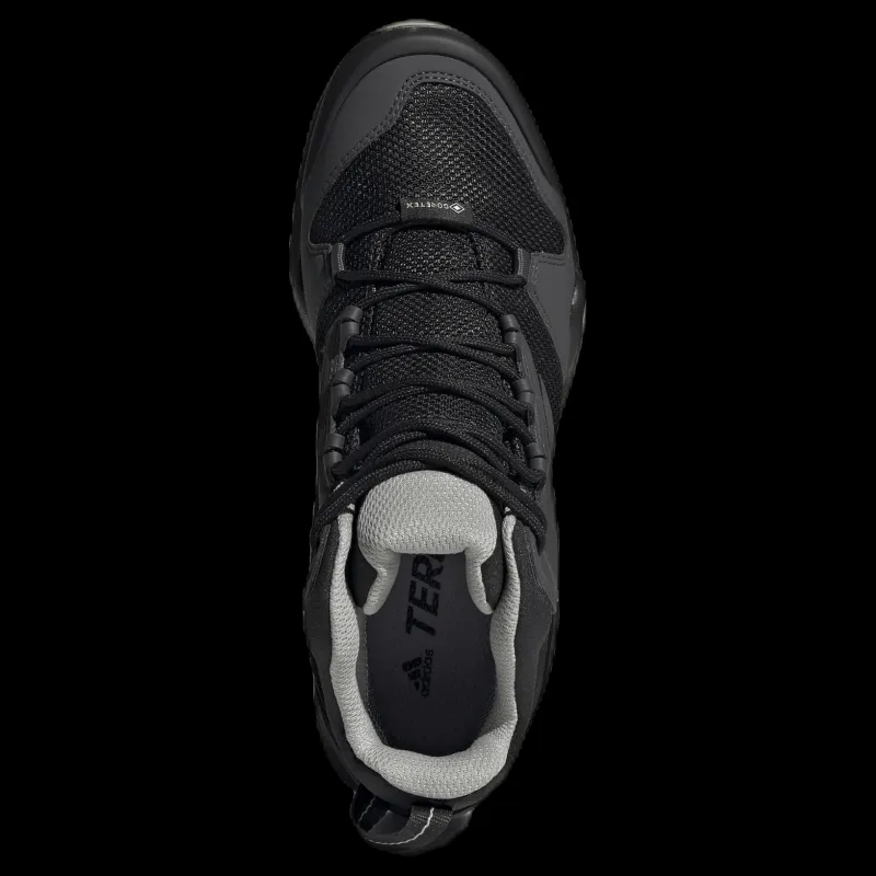 adidas Terrex AX3 Mid GORE-TEX Hiking Shoes Core Black / Dgh Solid Grey / Metal Grey Svart