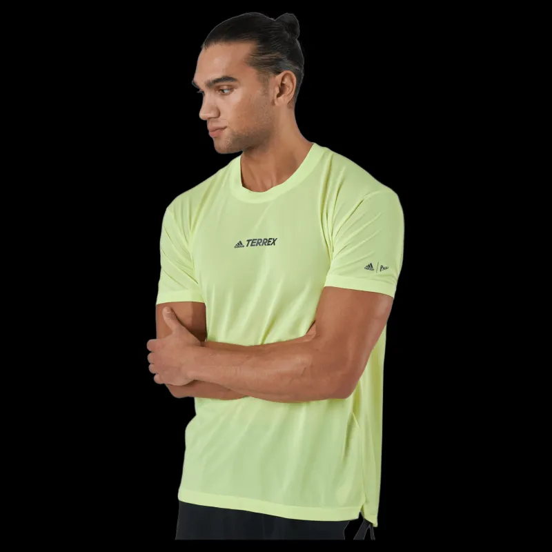 adidas Terrex Parley Agravic Tr Allaround T-Shirt Pulse Yellow Gul Hot