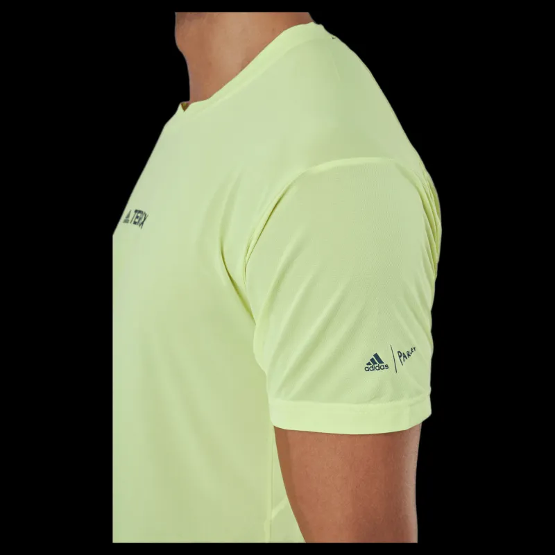 adidas Terrex Parley Agravic Tr Allaround T-Shirt Pulse Yellow Gul Hot
