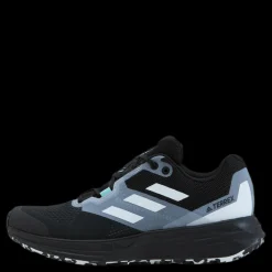 New adidas Terrex Two Flow Trail Running Shoes Core Black / Crystal White / Clear Mint Flerfärgad