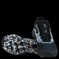 New adidas Terrex Two Flow Trail Running Shoes Core Black / Crystal White / Clear Mint Flerfärgad