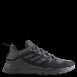adidas Terrex Urban Low Leather Hiking Shoes Core Black / Core Black / Grey Six Svart