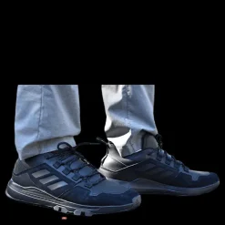 adidas Terrex Urban Low Leather Hiking Shoes Core Black / Core Black / Grey Six Svart