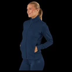 adidas Textured Full-Zip Jacket Collegiate Navy Blå New