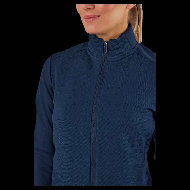 adidas Textured Full-Zip Jacket Collegiate Navy Blå New