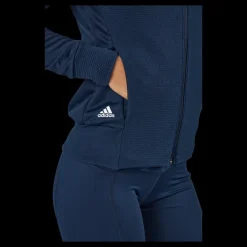 adidas Textured Full-Zip Jacket Collegiate Navy Blå New
