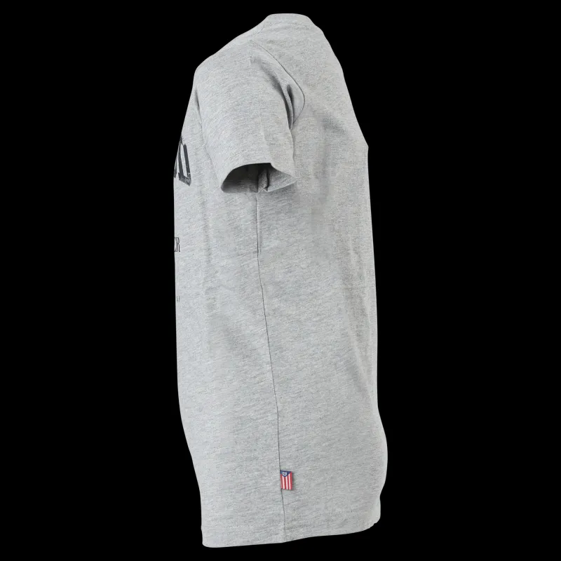 The Defender Alvin Jr Tee Grey Melange Grå Outlet