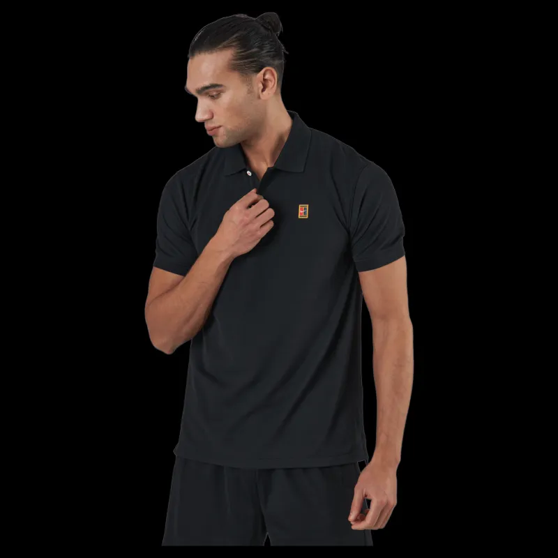 Nike The Polo Men's Slim Fit Polo BLACK Svart Hot