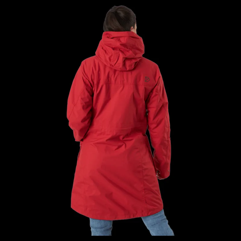 Didriksons Thelma Wns Parka 6 Pomme Red Röd