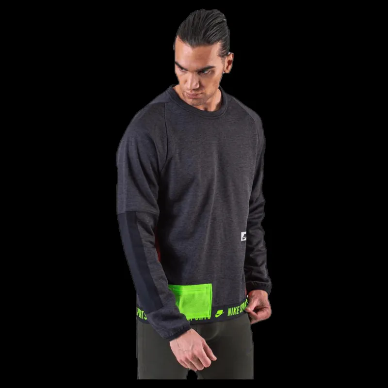 Nike Therma Crew LS Black Svart New