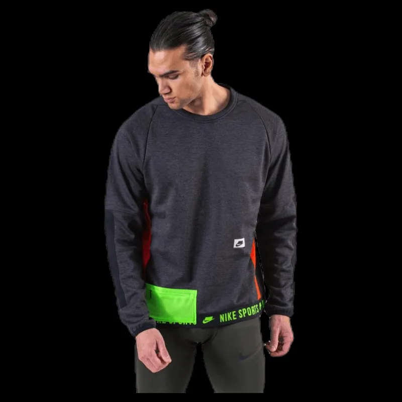 Nike Therma Crew LS Black Svart New