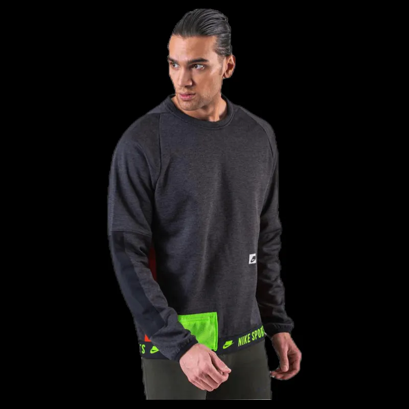 Nike Therma Crew LS Black Svart New