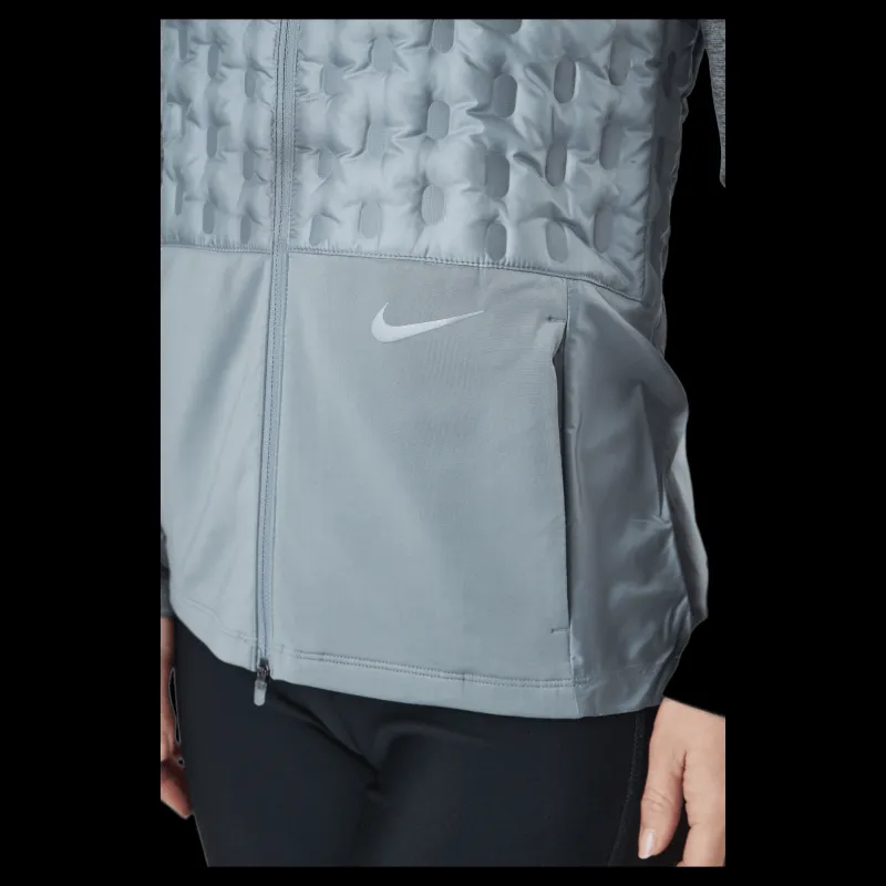 Nike Therma-fit Adv Women's Downfil Particle Grey/reflective Silv Grå