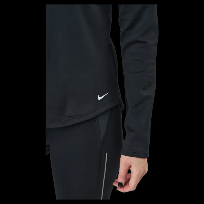 Nike Therma-fit One Women's Long-sl Black/white Svart Sale
