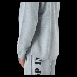 Sale GASP Thermal Gym Sweater Grey Melange Grå