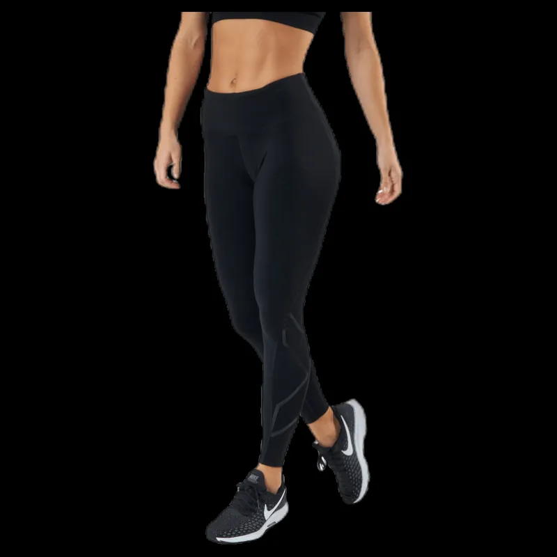 Clearance 2XU Thermal Mid-Rise Comp Tights Black Svart