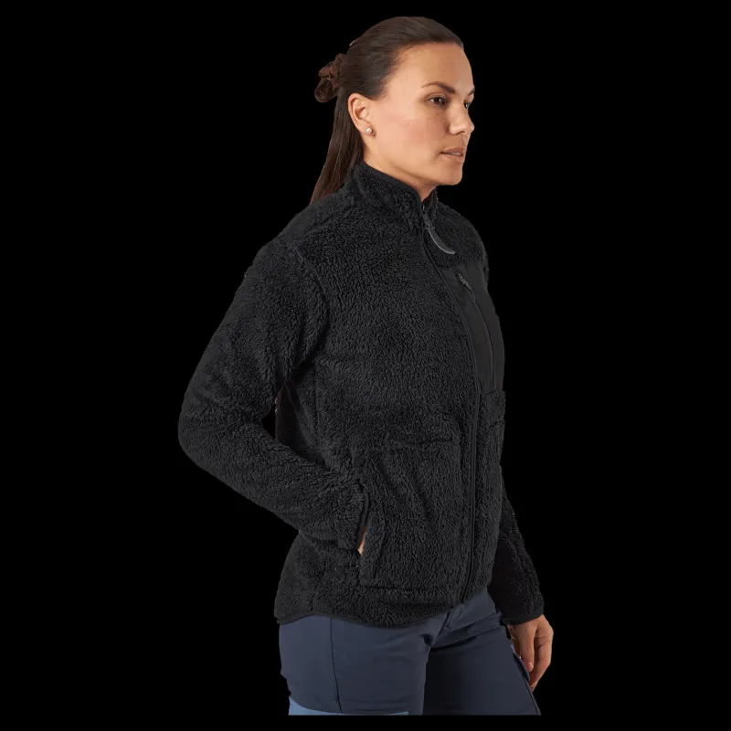 Clearance Tenson Thermal Pile Zip J W Black Svart