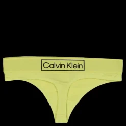 Discount Calvin Klein Thong Cyber Green Gul