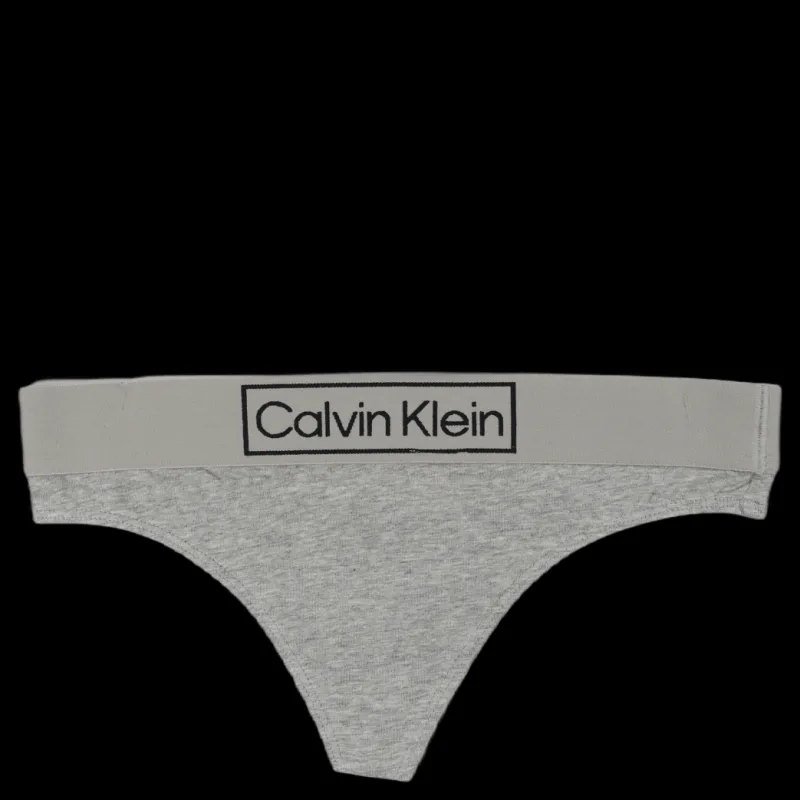 Discount Calvin Klein Thong Grey Heather Grå