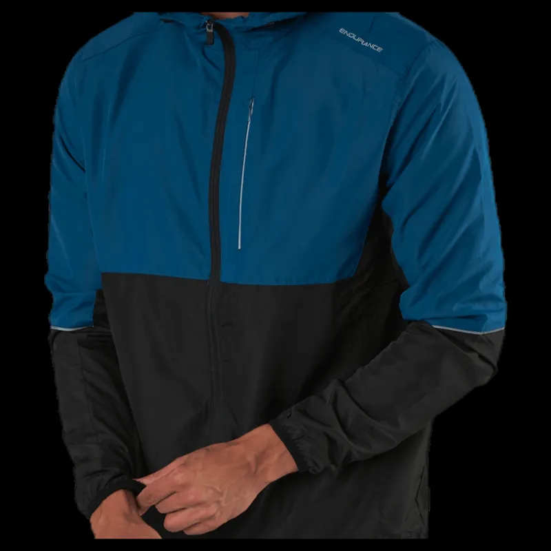 New Endurance Thorow Running Jacket With Hood Blue Blå