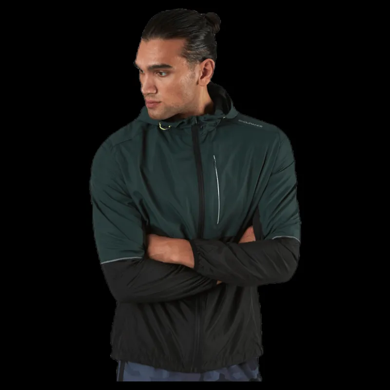 Endurance Thorow Running Jacket With Hood Green Grön Hot
