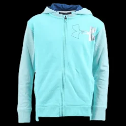 Under Armour Threadborne Girls Terry Full Zip Blue/White Blå och Vit