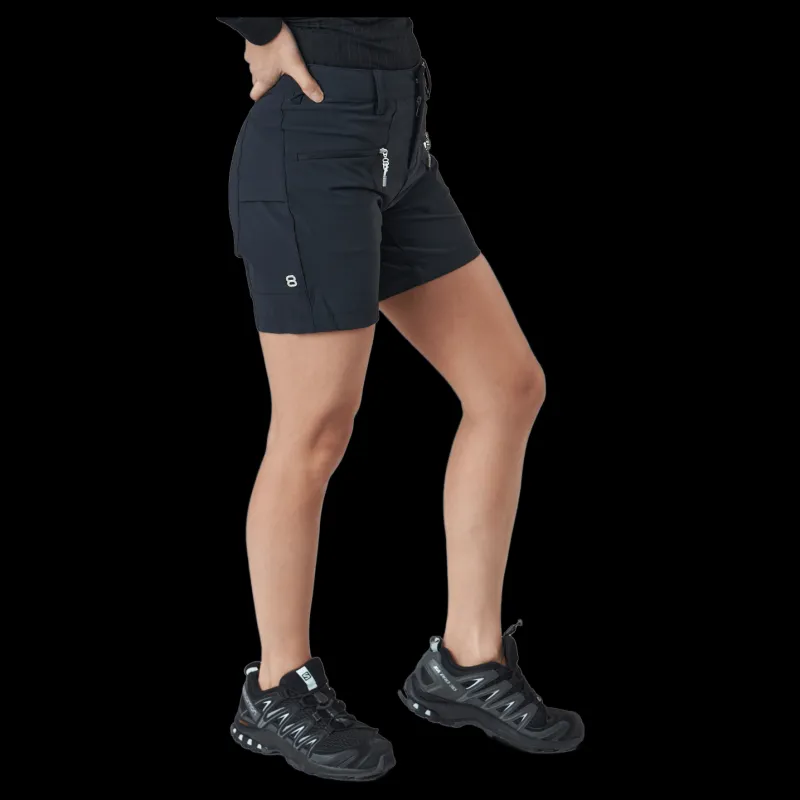 8848 Altitude Tibesti W Shorts Black Svart Best