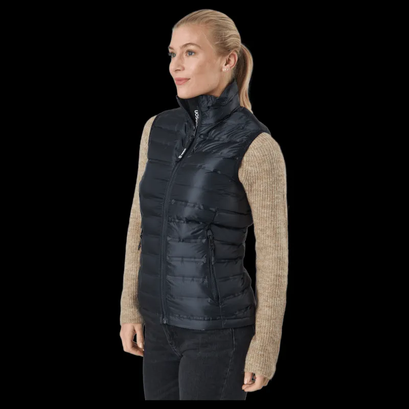 Hot Tenson Tica Down Vest W 999 Black Svart