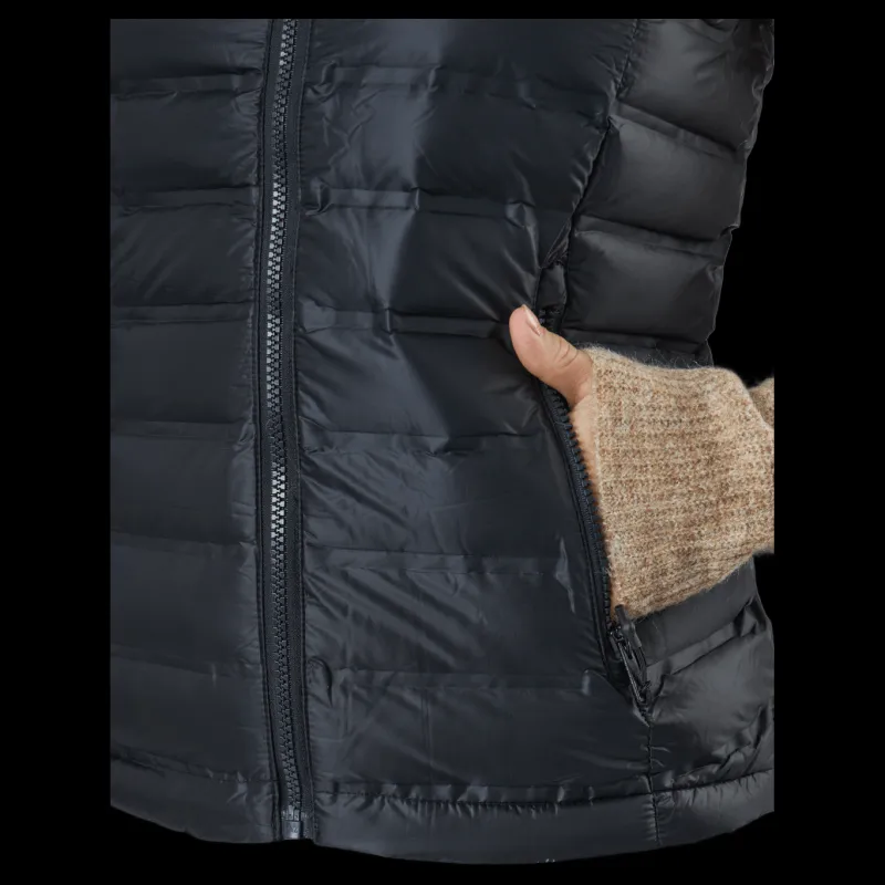Hot Tenson Tica Down Vest W 999 Black Svart