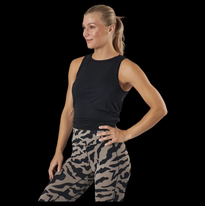 Outlet Casall Tie Back Tank Black Svart