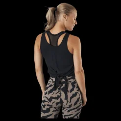 Outlet Casall Tie Back Tank Black Svart