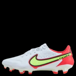 Nike Tiempo Legend 9 Pro Fg Firm-gr White/volt-bright Crimson Vit New