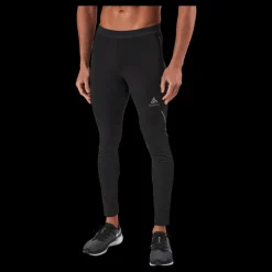 Online Odlo Tights Ceramiwarm Black - Concrete Grey Svart