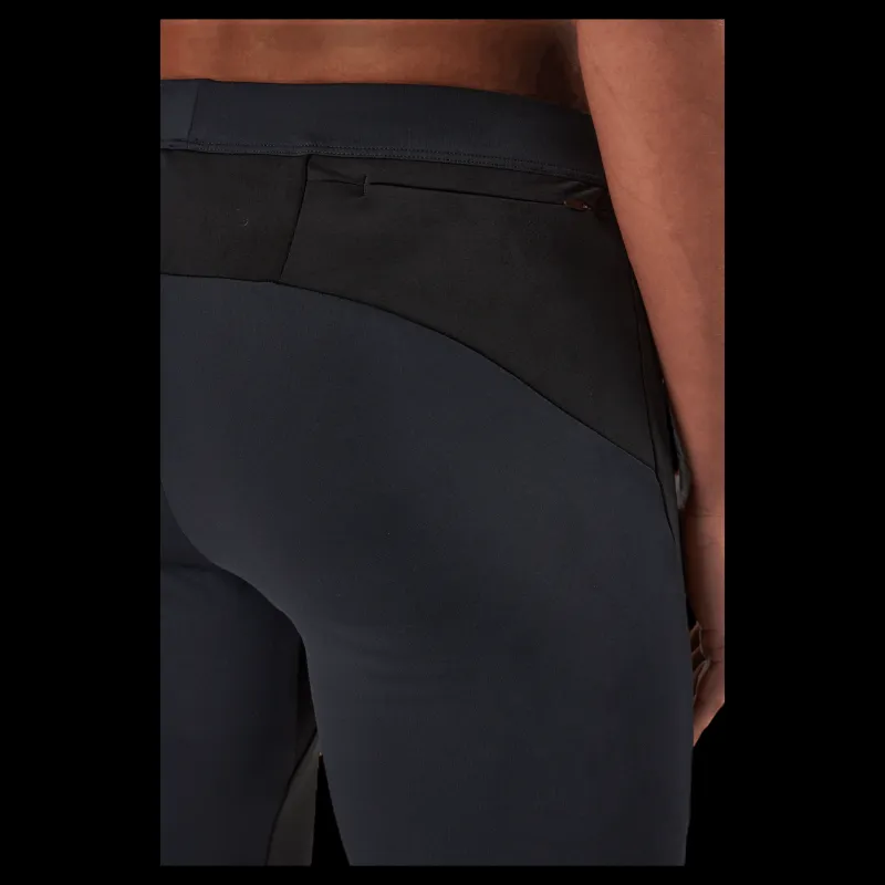 Online Odlo Tights Ceramiwarm Black - Concrete Grey Svart