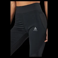 Odlo Tights Zeroweight Warm Black Svart Clearance