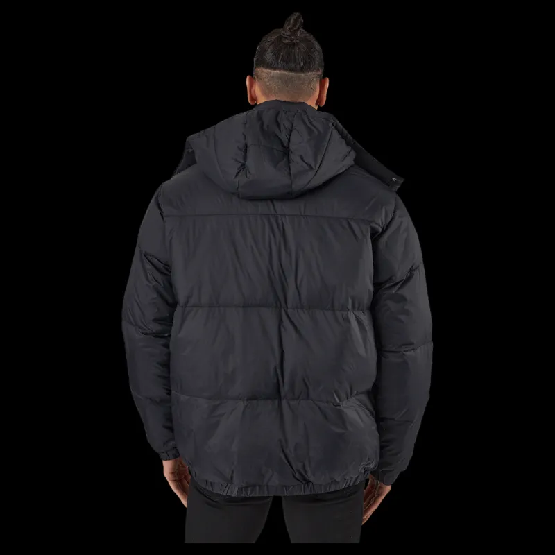 Outlet Fila Tirebolu Oversized Puff Jacket 80001 - Moonless Night Svart